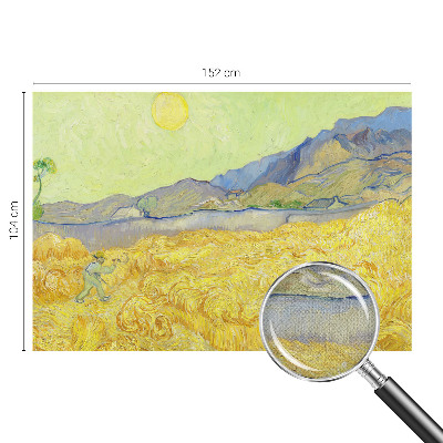 Fototapet barnrum Vetefält