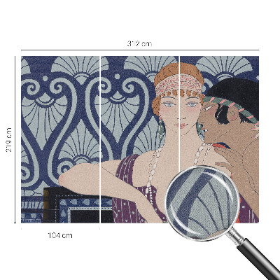 Peel and stick fototapet Konstnärligt par