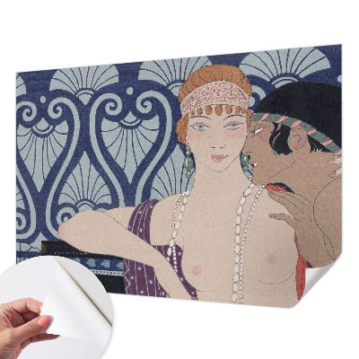 Peel and stick fototapet med motiv av ett konstnärligt par