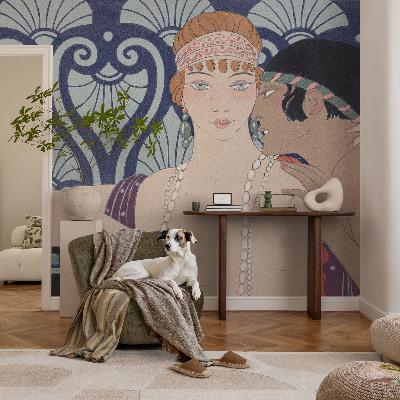 Peel and stick fototapet Konstnärligt par