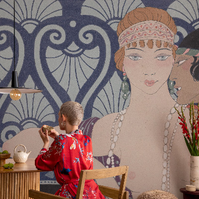 Peel and stick fototapet Konstnärligt par