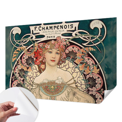 3D fototapet Blomsymmetri