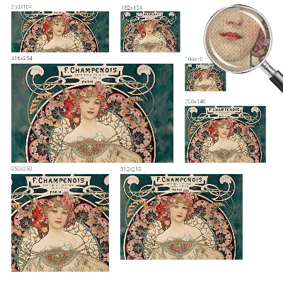 3D fototapet Blomsymmetri