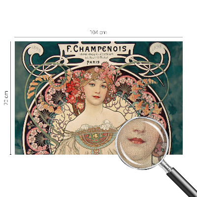 3D fototapet Blomsymmetri