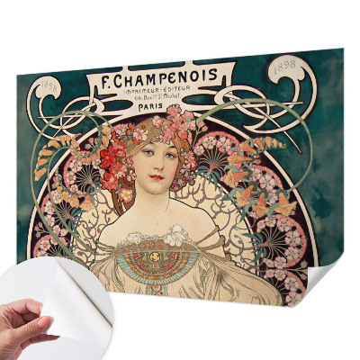 3D fototapet Blomsymmetri