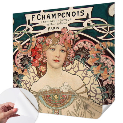 3D fototapet Blomsymmetri