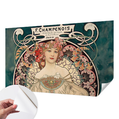 3D fototapet Blomsymmetri