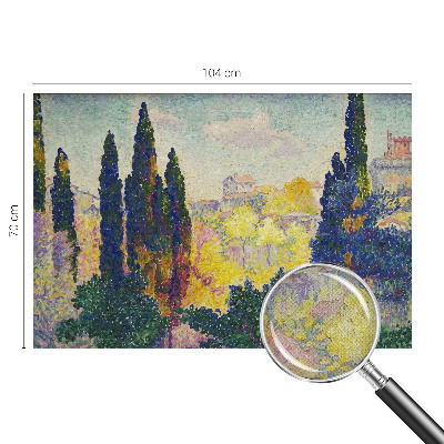 Fototapet barn med impressionistiska landskap för barnrum
