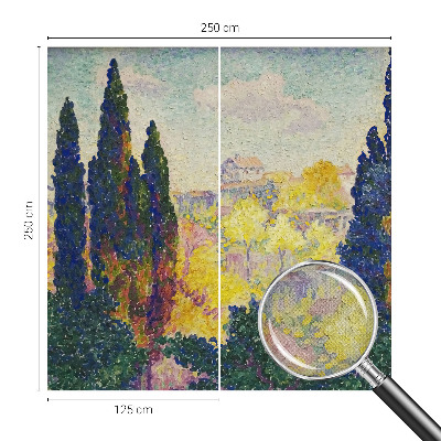 Fototapet barn med impressionistiska landskap för barnrum