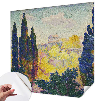 Fototapet barn med impressionistiska landskap för barnrum