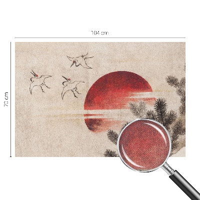 Självhäftande fototapet Skog Öst