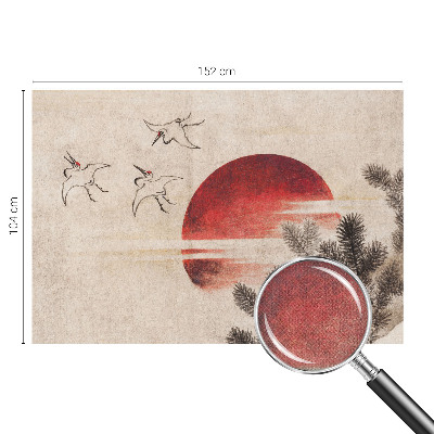 Självhäftande fototapet Skog Öst