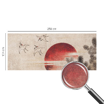 Självhäftande fototapet Skog Öst