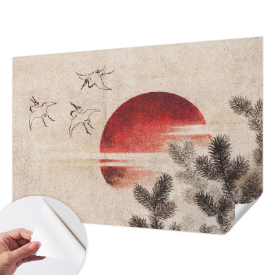 Självhäftande fototapet Skog Öst