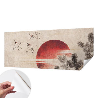 Självhäftande fototapet Skog Öst