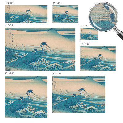 3D fototapet med motiv av havet