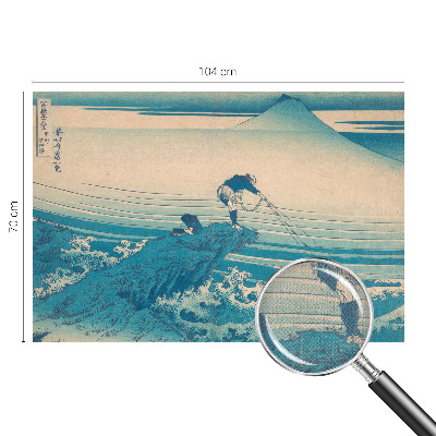 3D fototapet med motiv av havet