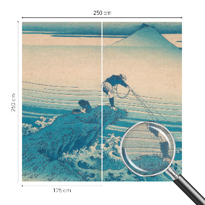 3D fototapet med motiv av havet