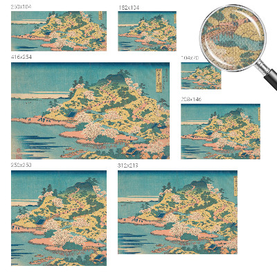 Fototapet barn Japanskt landskap