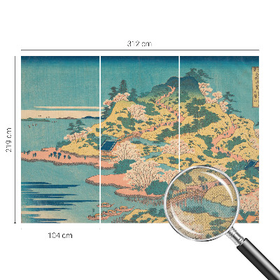 Fototapet barn Japanskt landskap