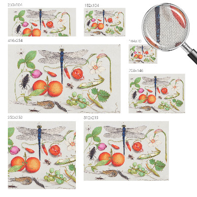 Fototapet för barn Naturillustration