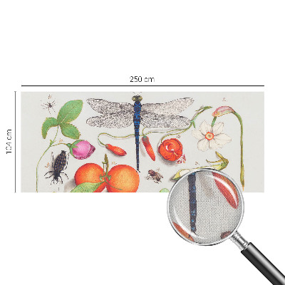Fototapet för barn med en naturillustration