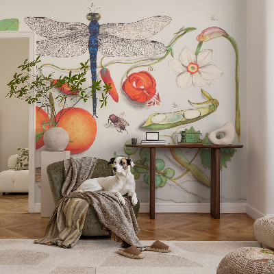 Fototapet för barn Naturillustration