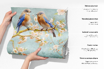 Självhäftande fototapet Blommig subtilitet