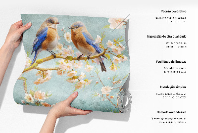 Självhäftande fototapet Blommig subtilitet