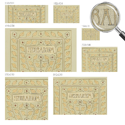 Självhäftande fotovägg Växtprydnad