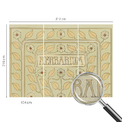 Självhäftande fotovägg Växtprydnad