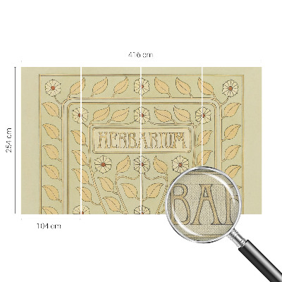 Självhäftande fotovägg Växtprydnad