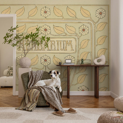 Självhäftande fotovägg Växtprydnad