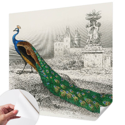 Fototapet för barn Färgglada fjädrar