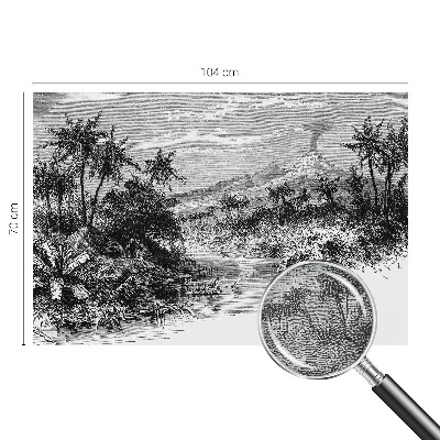 Självhäftande fotovägg Exotisk panorama