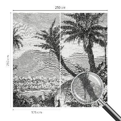 Peel and stick fototapet Tropisk oas