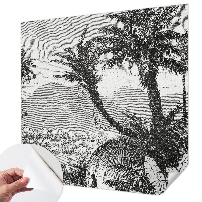 Peel and stick fototapet Tropisk oas