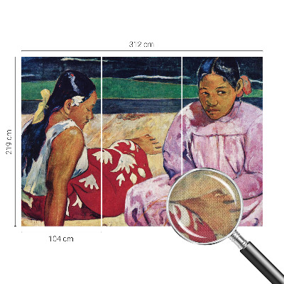 3D fototapet Strandscen