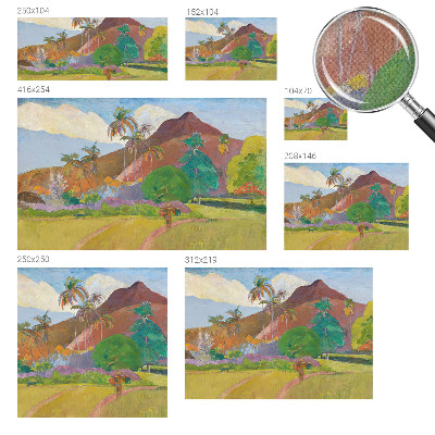 Fototapet barn med exotiskt naturmotiv