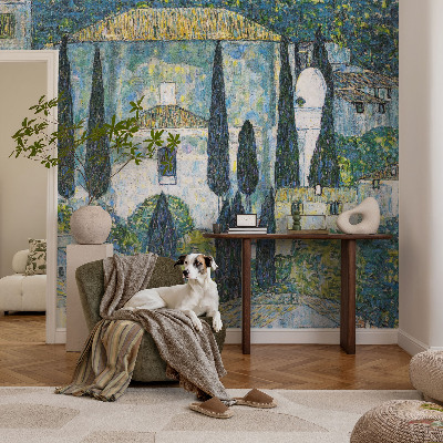 Fototapet barnrum med motiv av ett cypresshus