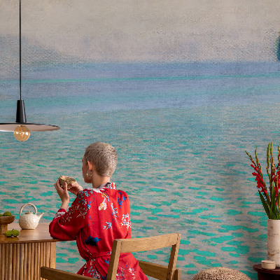 Självhäftande fotovägg Turkosvatten