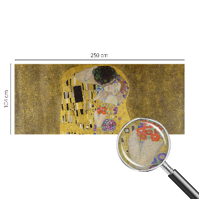 Peel and stick fototapet med motiv av ett par i jugendstil