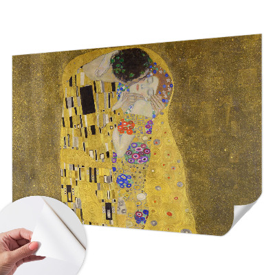 Peel and stick fototapet med motiv av ett par i jugendstil