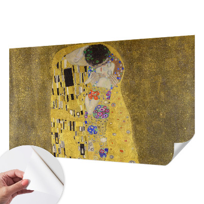 Peel and stick fototapet med motiv av ett par i jugendstil