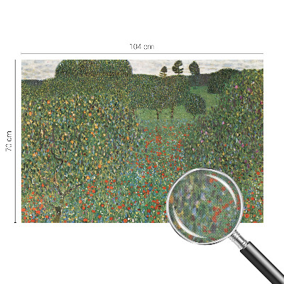 3D fototapet Blomsteräng