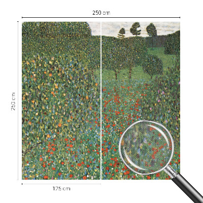 3D fototapet Blomsteräng