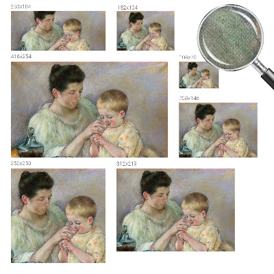 Fototapet barn Föräldravård