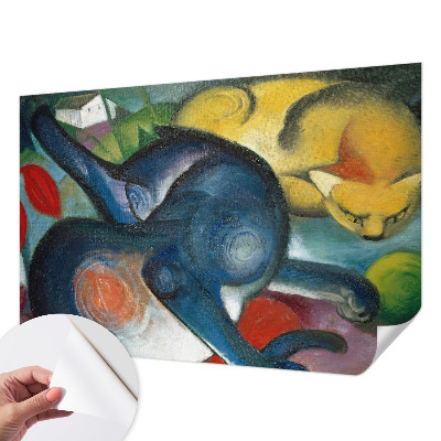 Fototapet barnrum Kattkonst