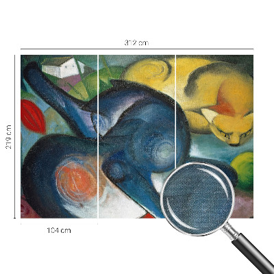 Fototapet barnrum Kattkonst