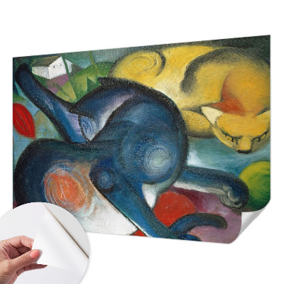 Fototapet barnrum Kattkonst